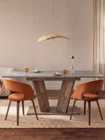 Esstisch MARA – Ausziehbarer Tisch mit & Metallgestell