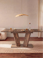 Esstisch MARA – Ausziehbarer Tisch mit & Metallgestell