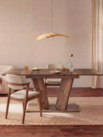 Esstisch MARA – Ausziehbarer Tisch mit & Metallgestell