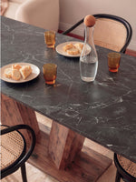 Esstisch MARA – Ausziehbarer Tisch mit & Metallgestell