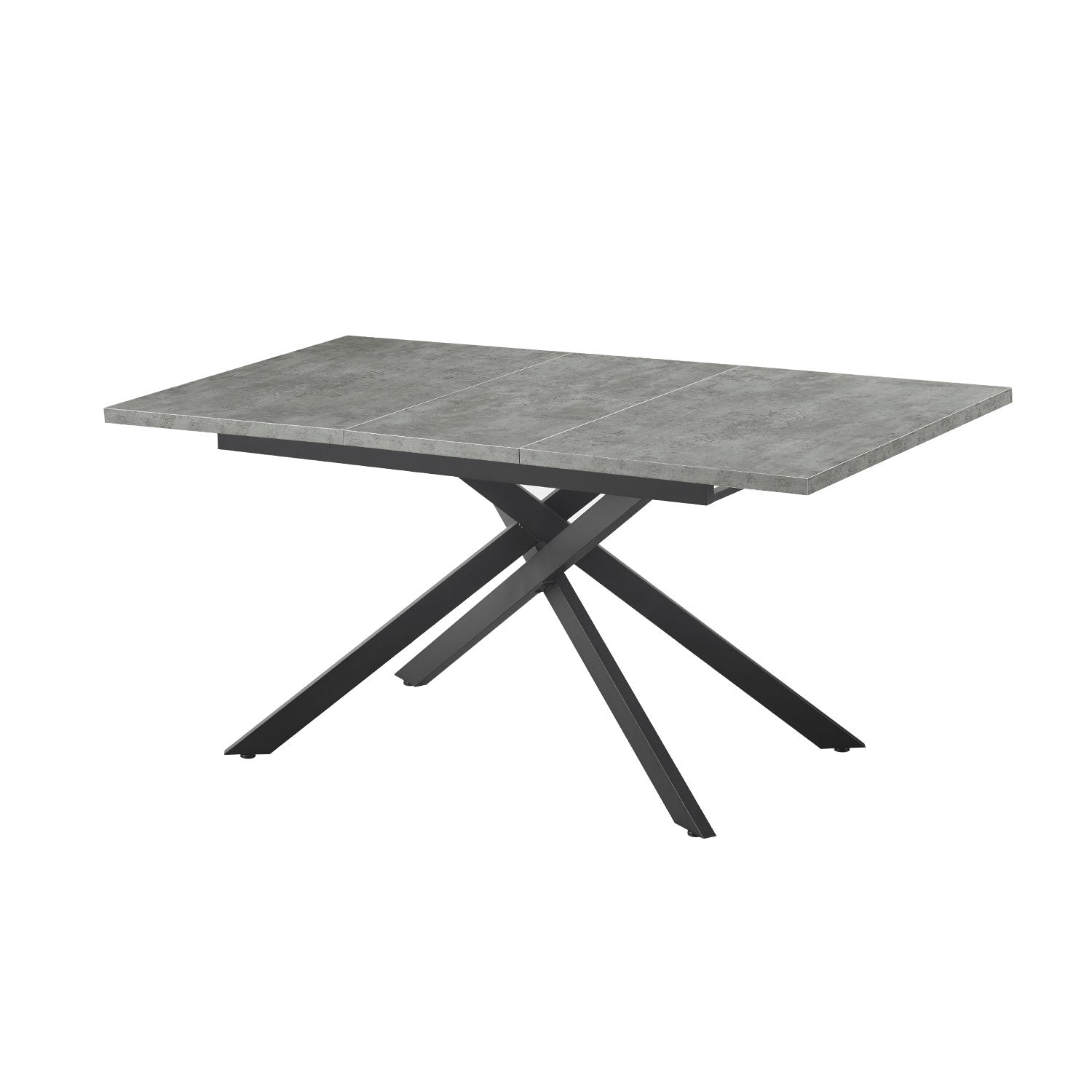 B-Ware Ausziehtisch LARS, Beton