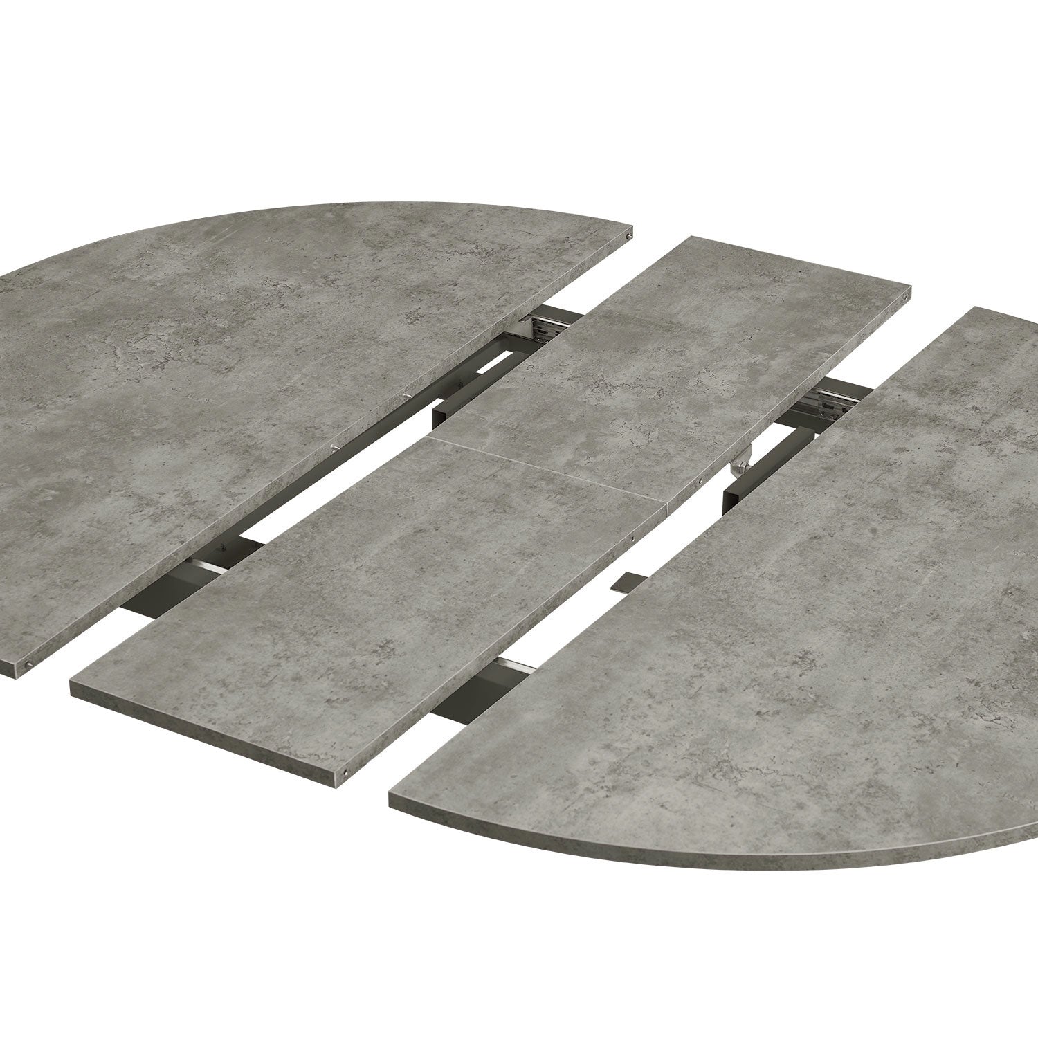 TILL-Runder ausziehbarer Tisch