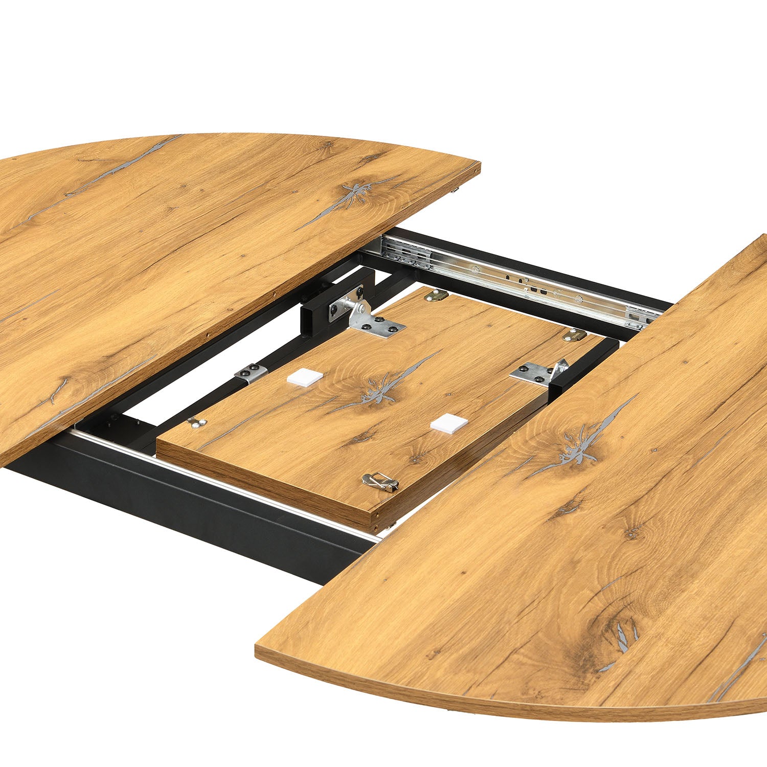 B-Ware Ausziehtisch TILL, Rund, Alteiche