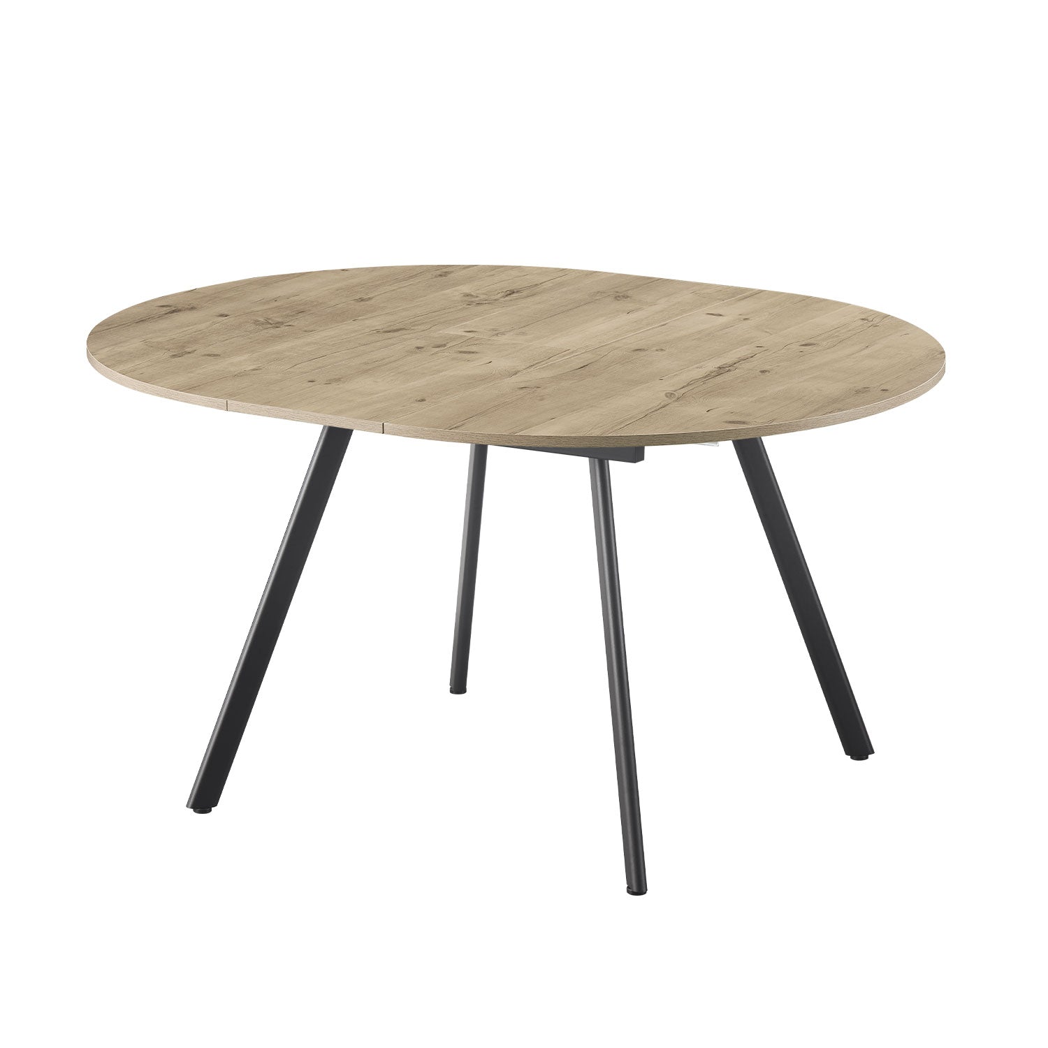B-Ware Ausziehtisch TILL, Rund, Wildeiche