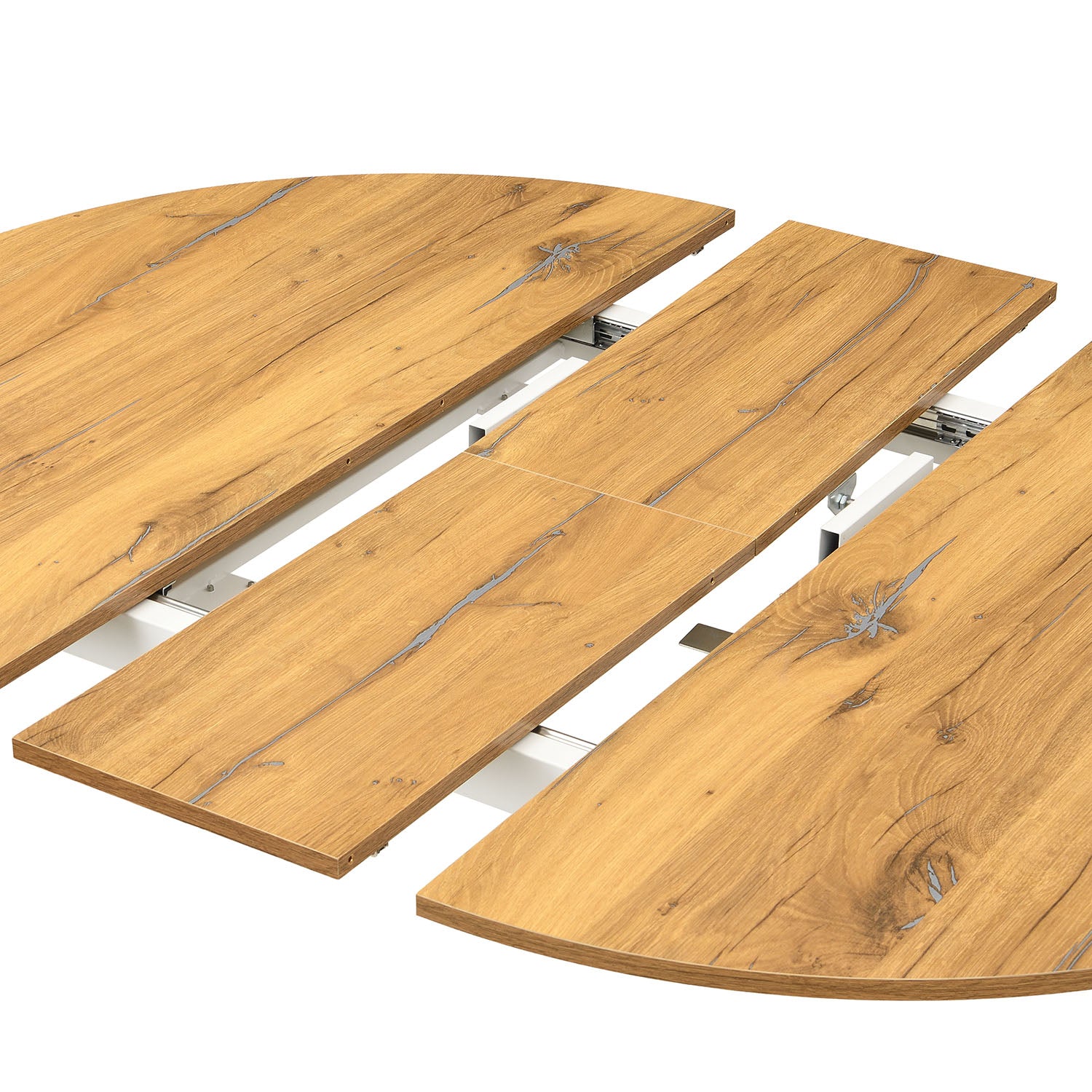 B-Ware Ausziehtisch TILL, Rund, Alteiche