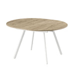 B-Ware Ausziehtisch LIV, Rund, Sandeiche