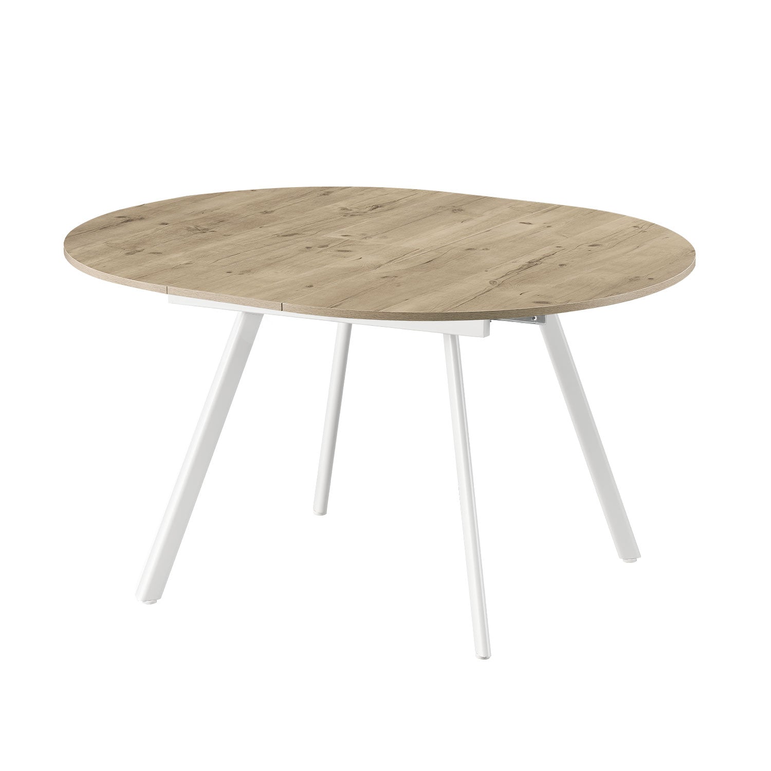 B-Ware Ausziehtisch LIV, Rund, Sandeiche