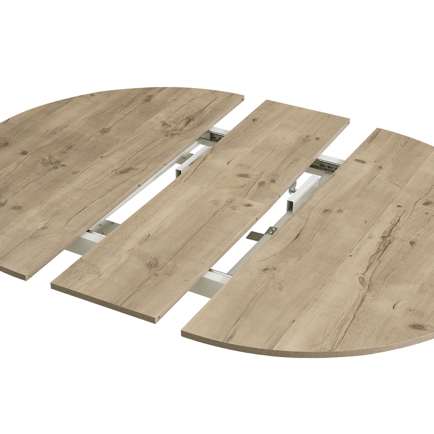 B-Ware Ausziehtisch LIV, Rund, Sandeiche