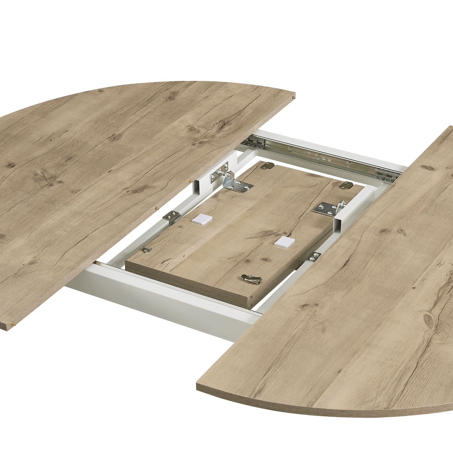 B-Ware Ausziehtisch LIV, Rund, Sandeiche