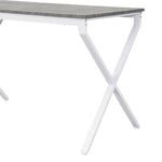 SAMUEL - Esstisch für 4 Personen mit Metallgestell