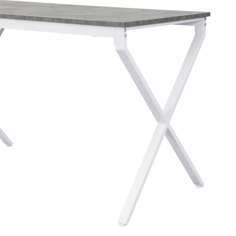 SAMUEL - Esstisch für 4 Personen mit Metallgestell