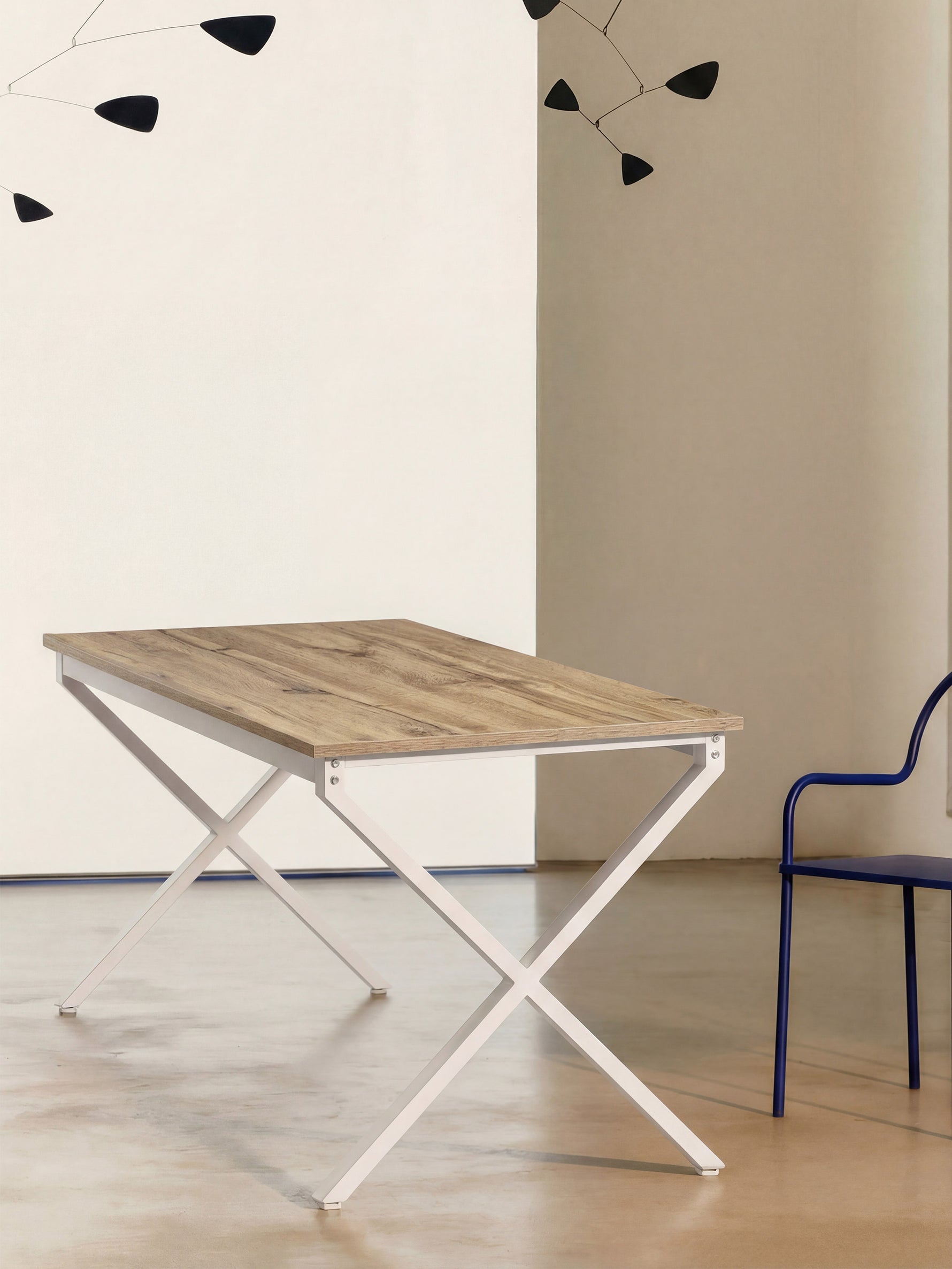 Esstisch SAMUEL - kleiner Küchentisch / Konsolentisch mit stabilem Metallgestell