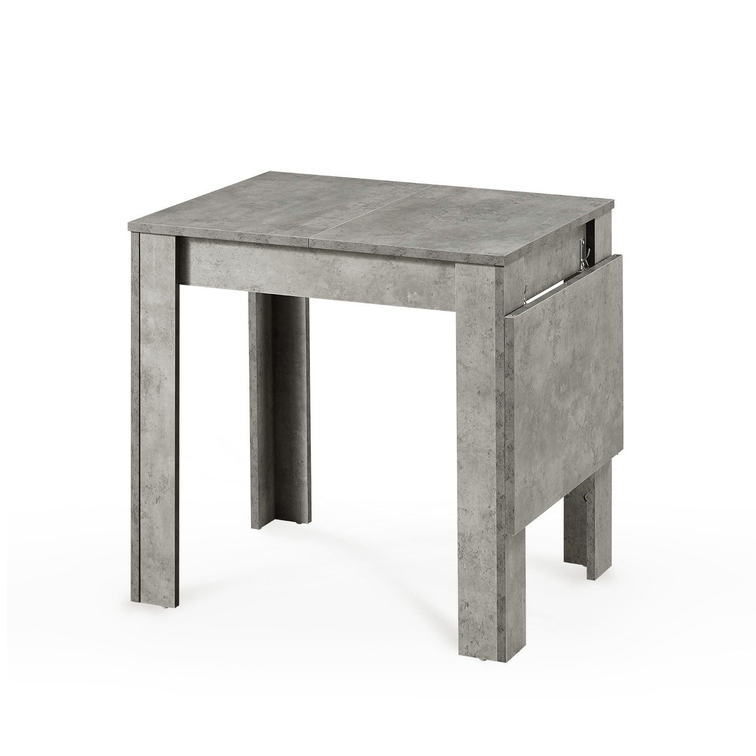 LIVIUS- Küchentisch mit cleverer Verstaumöglichkeit der Einlegeplatte