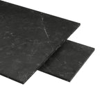 B-Ware Esstisch LIO, 120-160cm Marmor-Schwarz