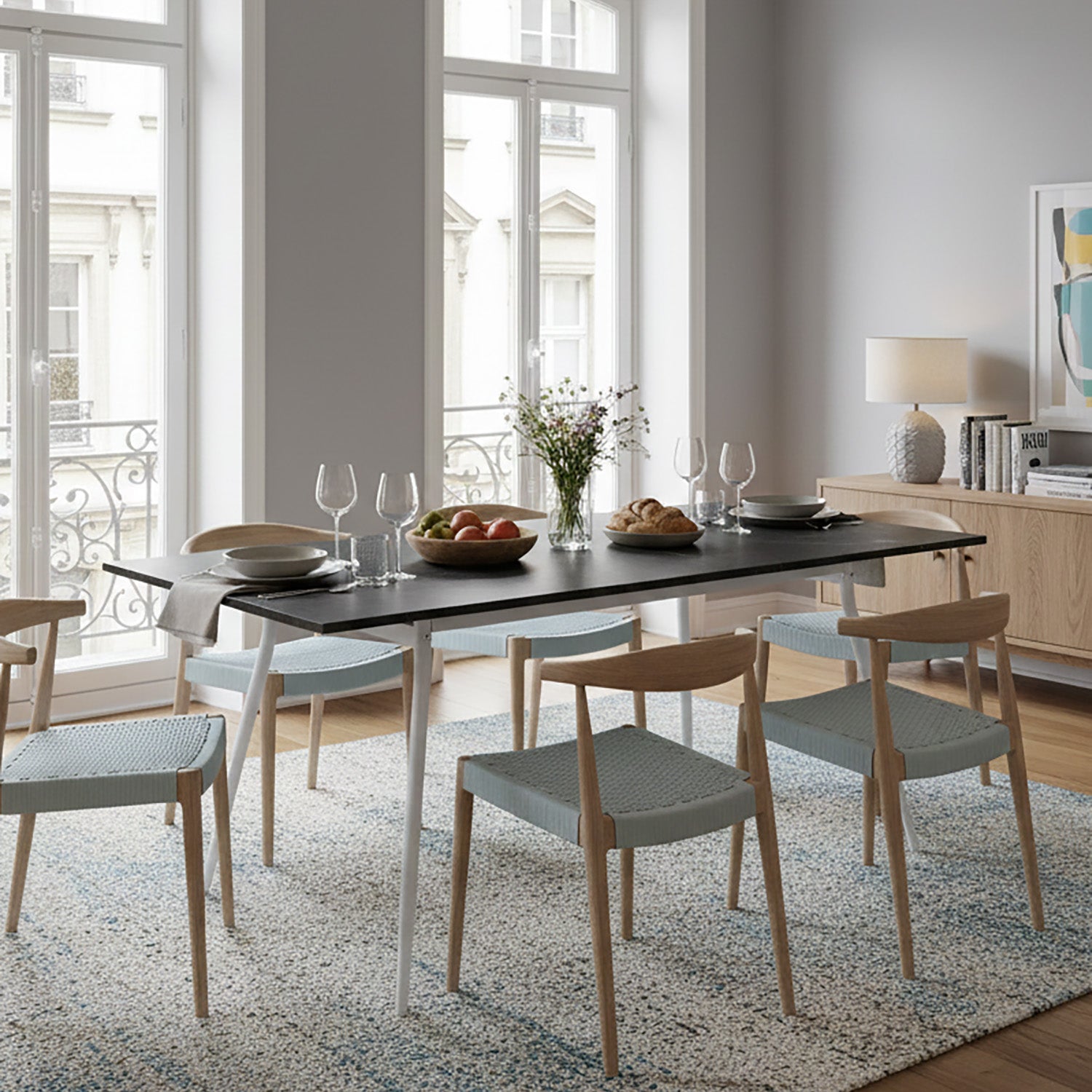 Esstisch LIO F-Gestell