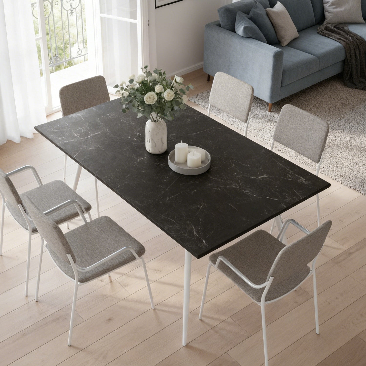 Esstisch LIO F-Gestell