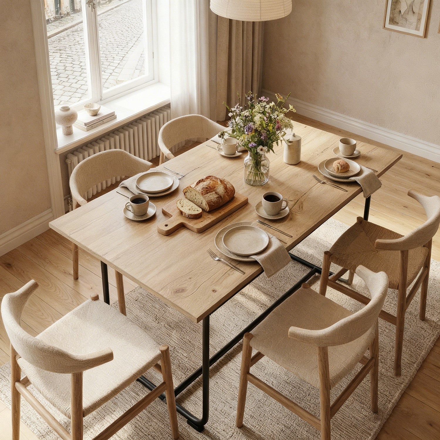 Esstisch LIO F-Gestell