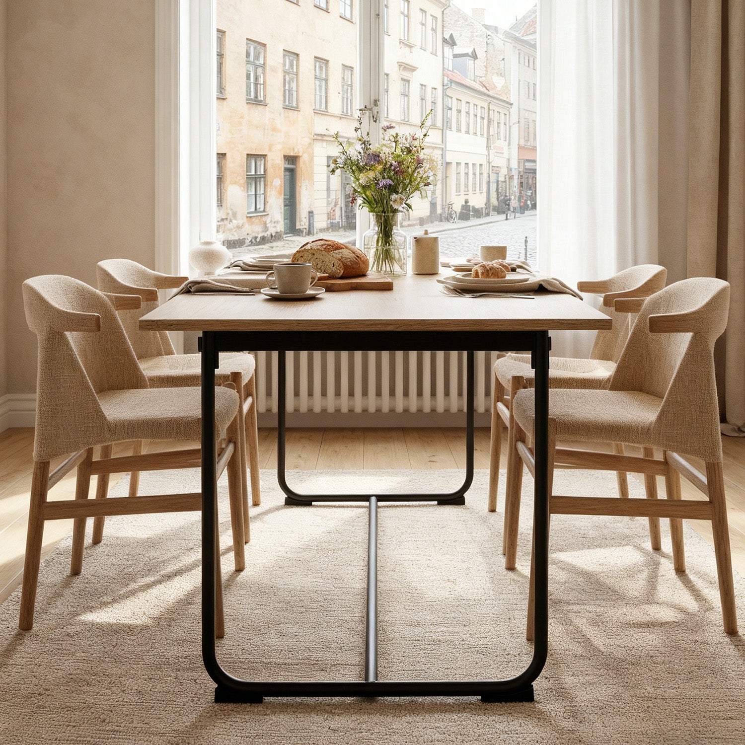 Esstisch LIO F-Gestell