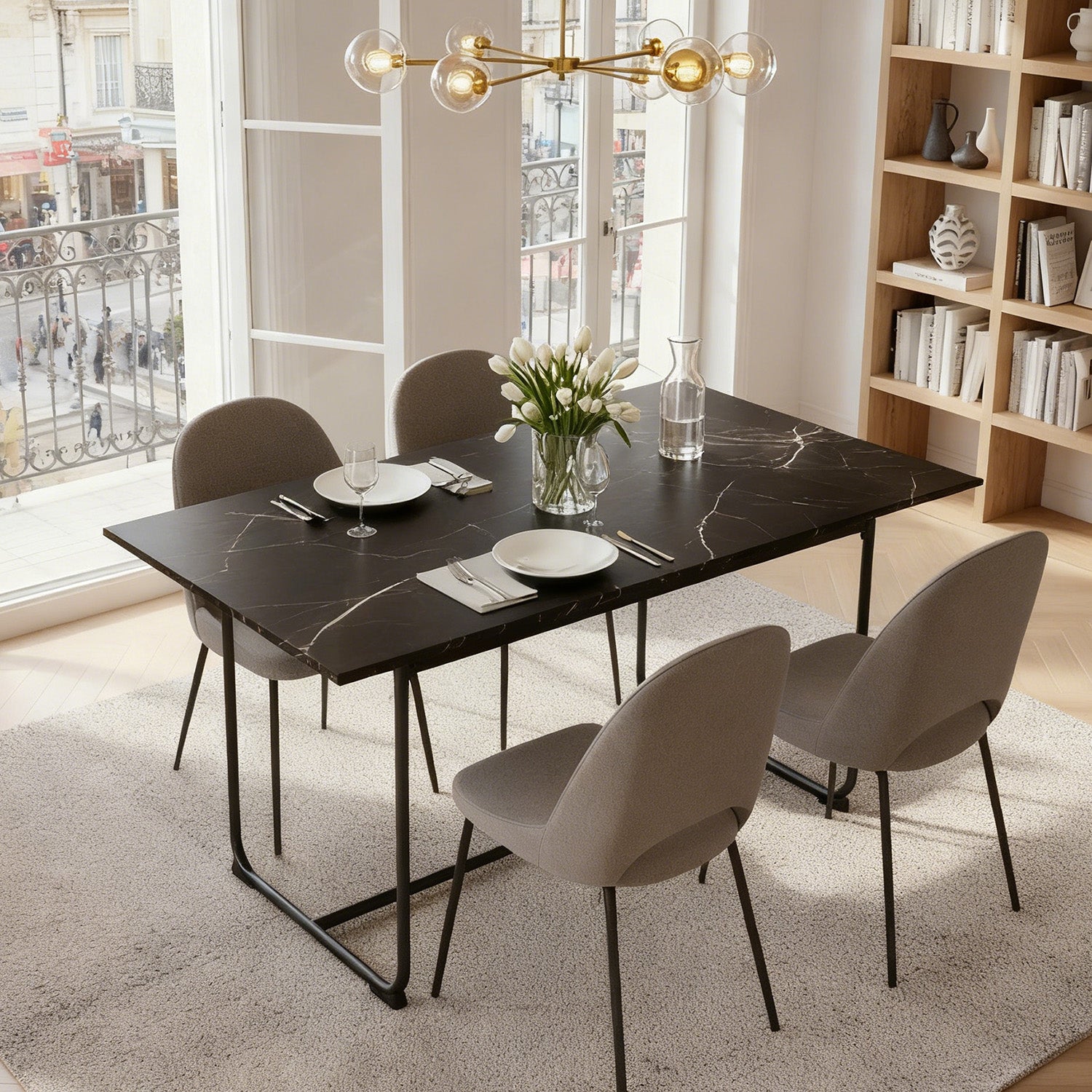 Esstisch LIO F-Gestell