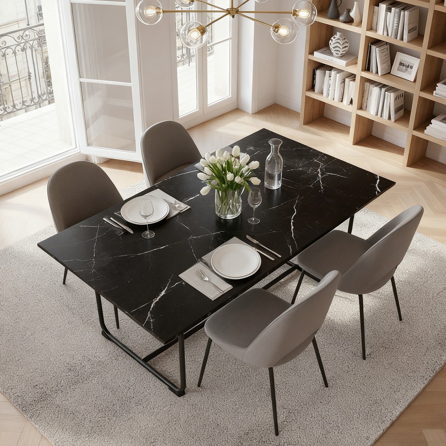 Esstisch LIO F-Gestell