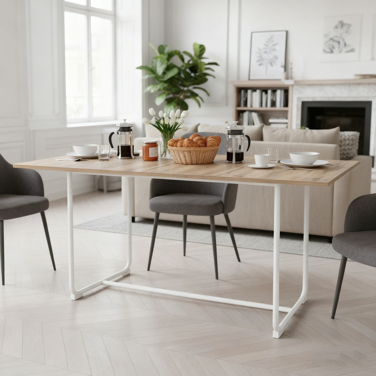 Esstisch LIO F-Gestell