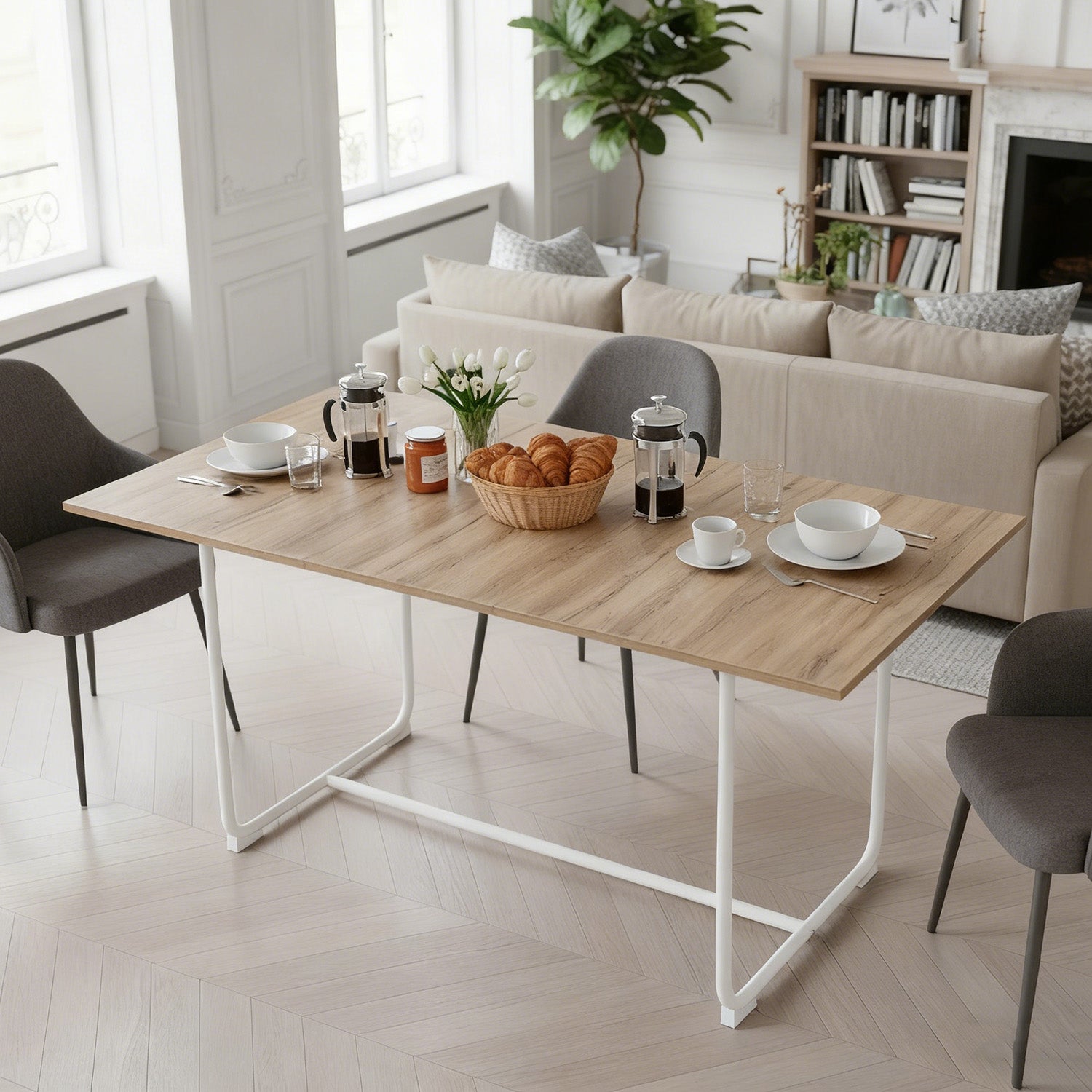 Esstisch LIO F-Gestell