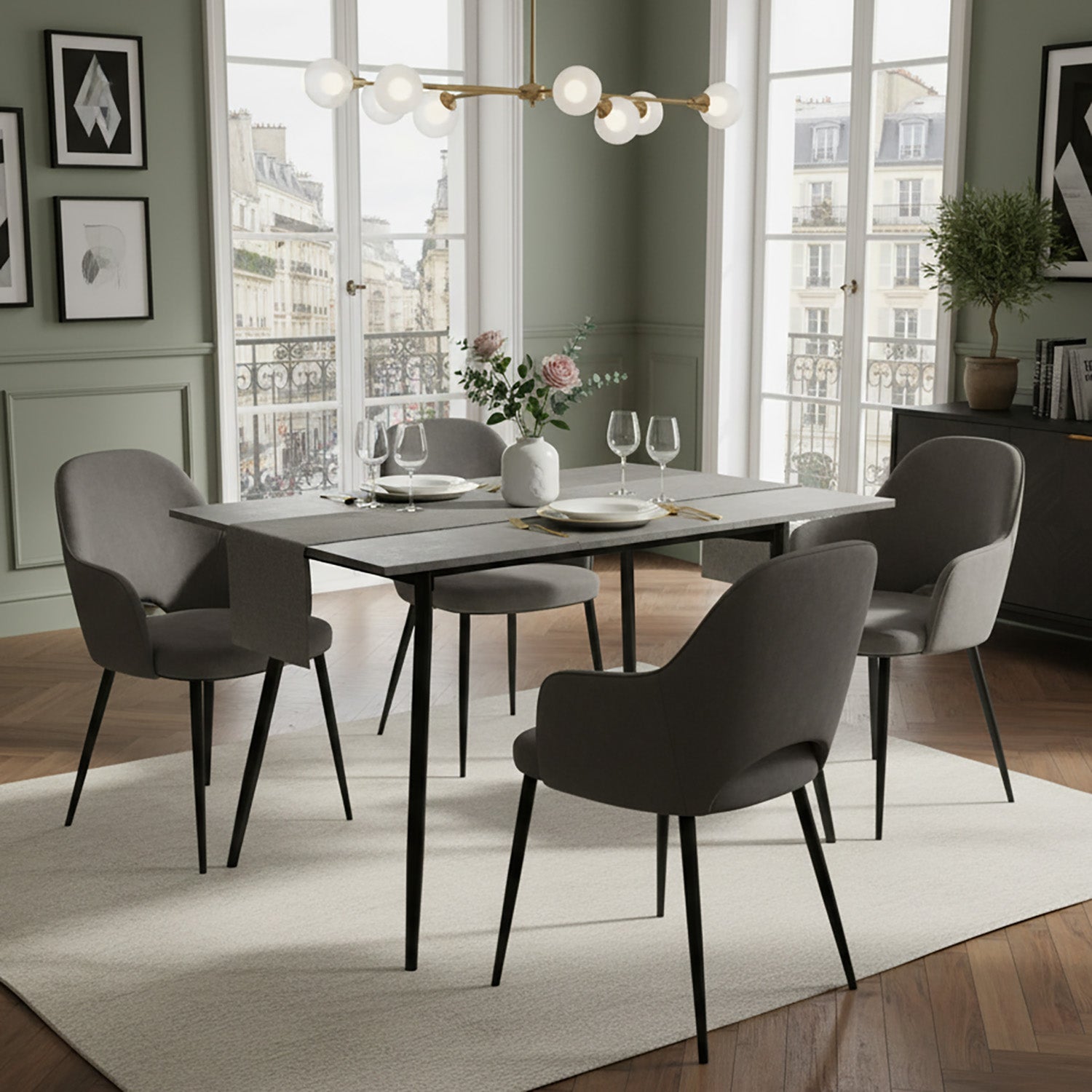 Esstisch LIO F-Gestell