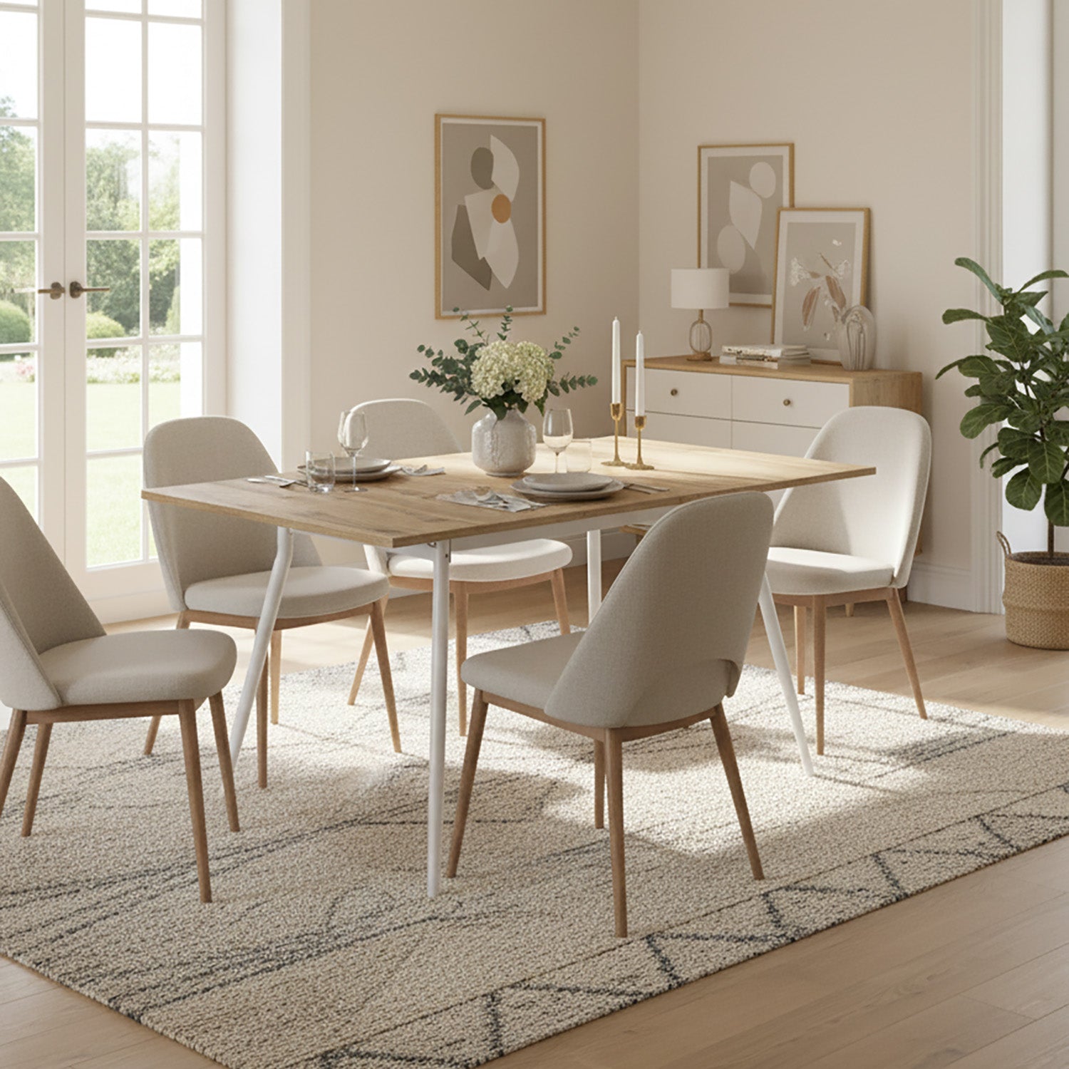 Esstisch LIO F-Gestell