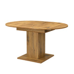 B-Ware Esstisch WIM, rund, 100-140x100cm Alteiche