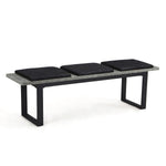 B-Ware Sitzbank LEA , Beton , 160cm