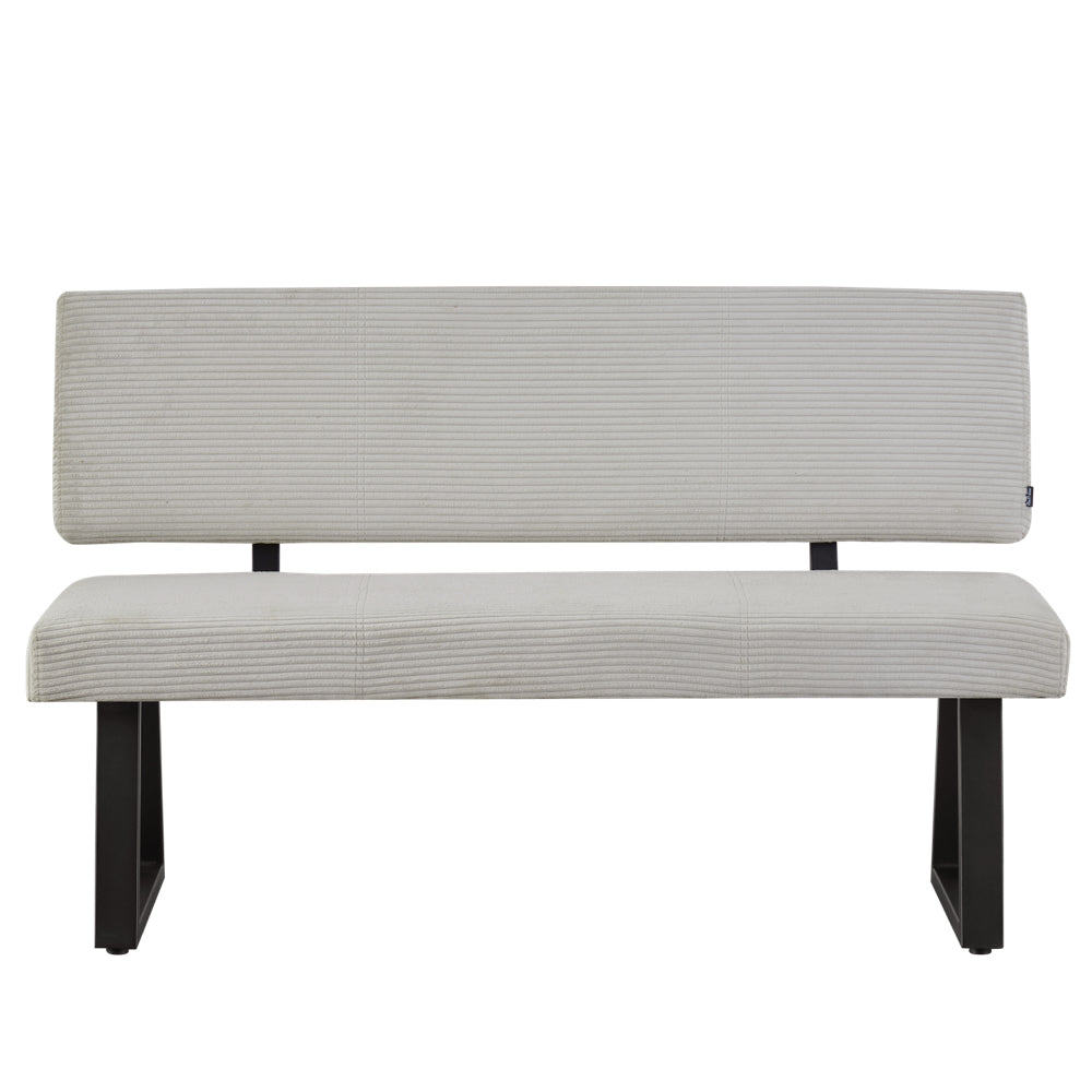 B-Ware Sitzbank SIGFRID, Hellgrau, 140cm