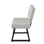 B-Ware Sitzbank SIGFRID, Hellgrau, 140cm