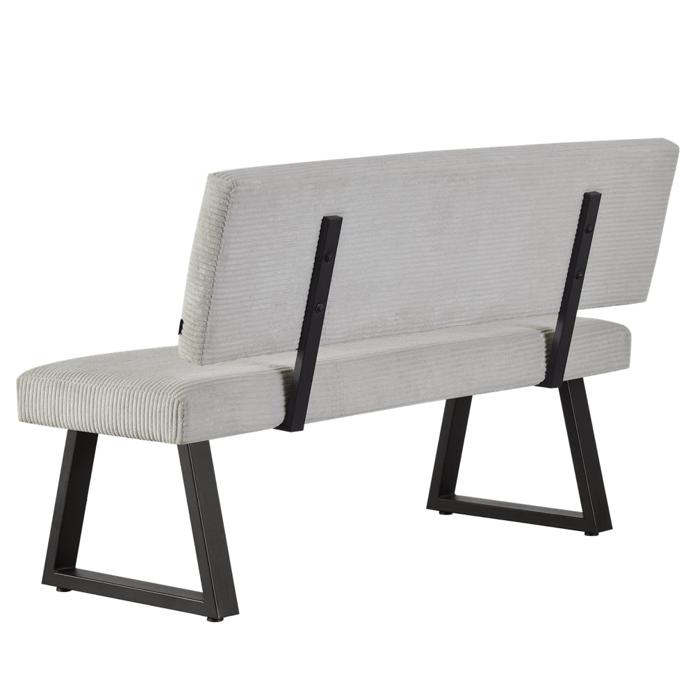 B-Ware Sitzbank SIGFRID, Hellgrau, 140cm