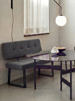 Sitzbank SIGFRID – Esszimmerbank mit Rückenlehne & Metallgestell