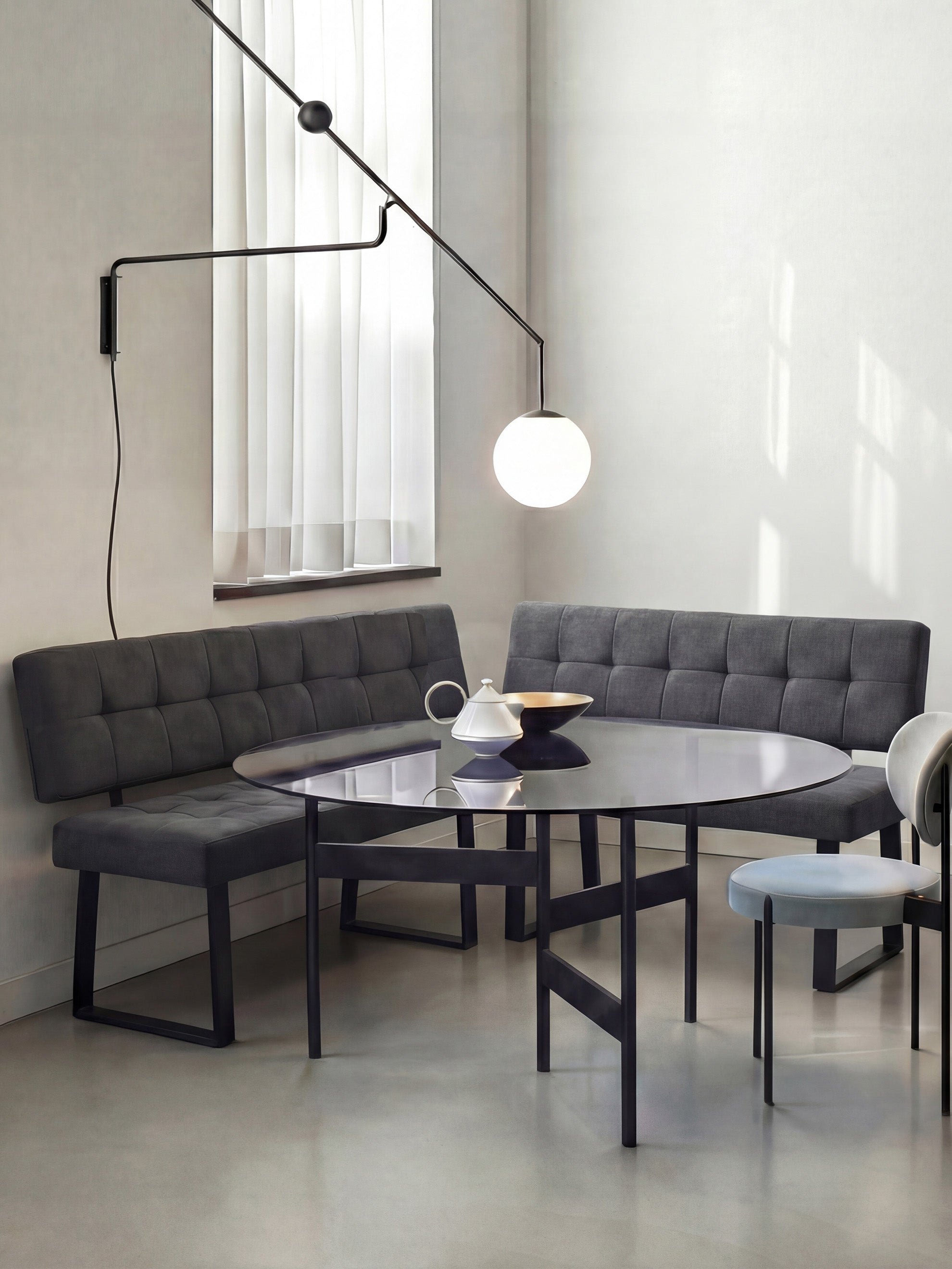 Eckbank AKA - Modulare Eckbank beidseitig montierbar