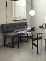 Sitzbank SIGFRID – Esszimmerbank mit Rückenlehne & Metallgestell