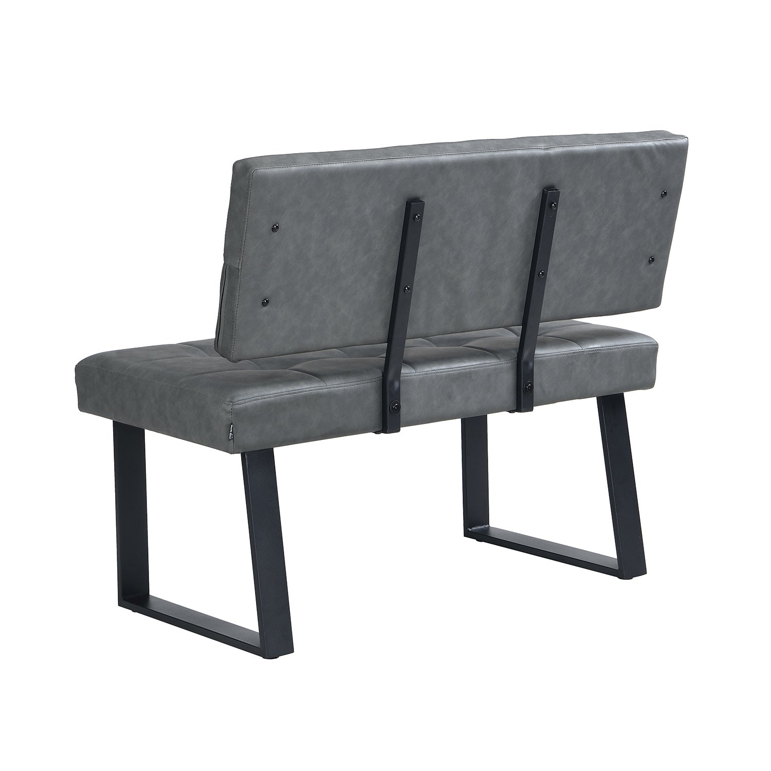 Sitzbank SIGFRID – Esszimmerbank mit Rückenlehne & Metallgestell