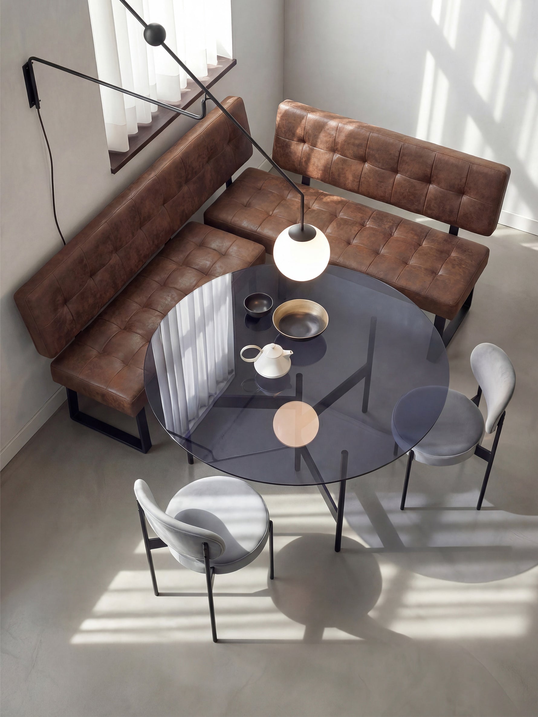 Eckbank AKA - Modulare Eckbank beidseitig montierbar