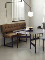 Sitzbank SIGFRID – Esszimmerbank mit Rückenlehne & Metallgestell