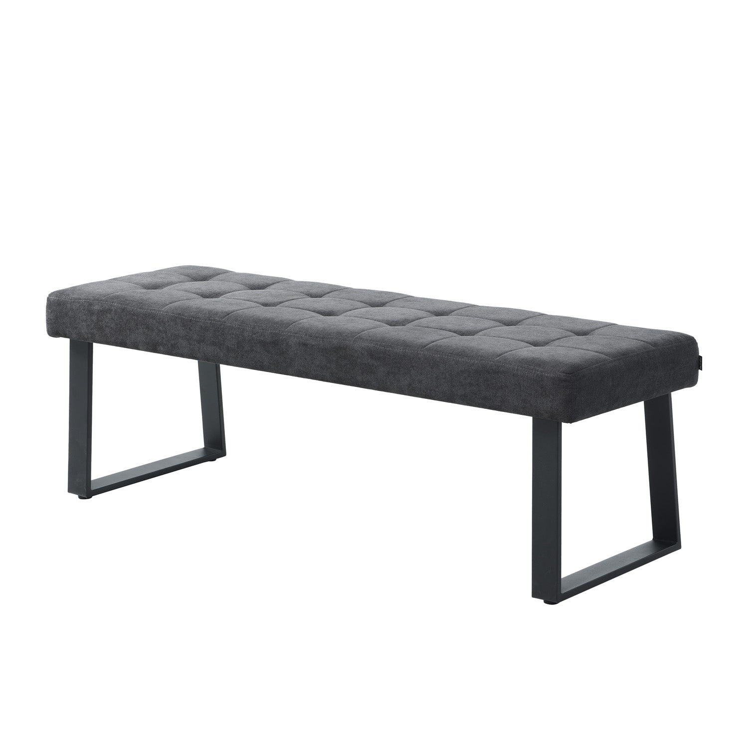 Sitzbank SIGFRID – Esszimmerbank mit Rückenlehne & Metallgestell