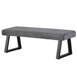 Sitzbank SIGFRID – Esszimmerbank mit Rückenlehne & Metallgestell