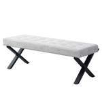 B-Ware Sitzbank DOLCE, Hellgrau, 140cm