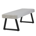 B-Ware Sitzbank DOLCE, Hellgrau, 140cm