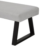 B-Ware Sitzbank DOLCE, Hellgrau, 140cm