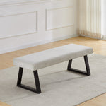 B-Ware Sitzbank DOLCE, Hellgrau, 140cm