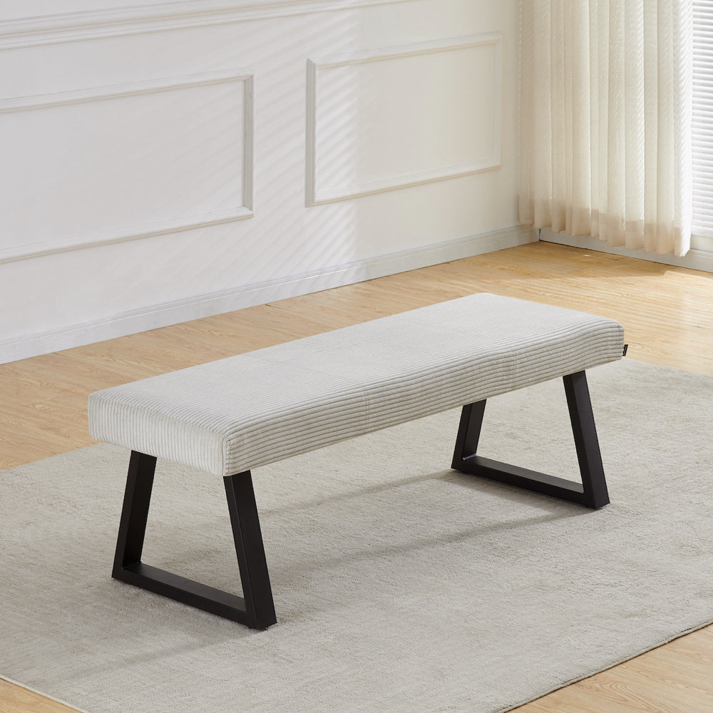 B-Ware Sitzbank DOLCE, Hellgrau, 140cm