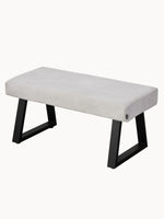Sitzbank SIGFRID – Esszimmerbank mit Rückenlehne & Metallgestell