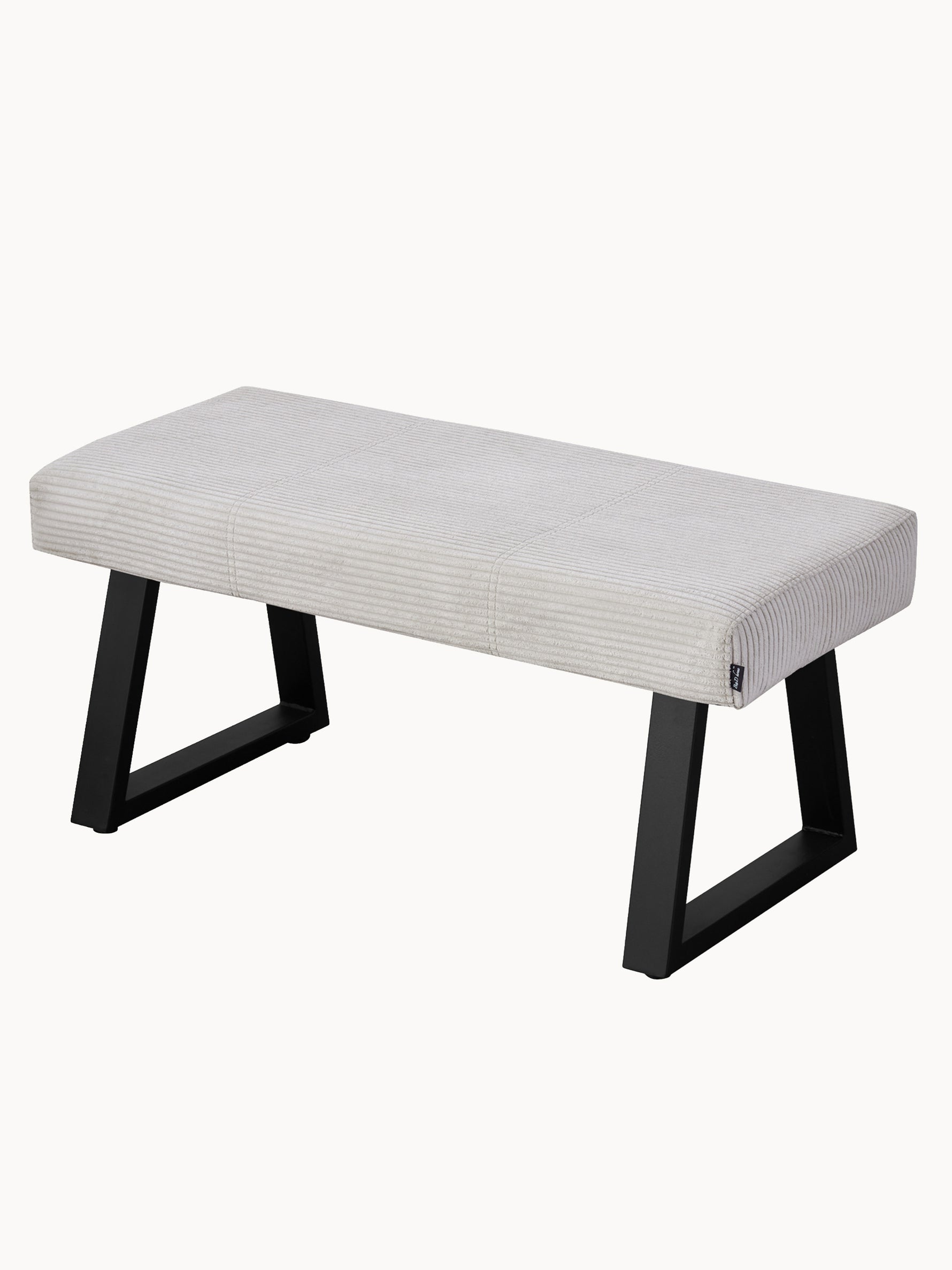 Sitzbank SIGFRID – Esszimmerbank mit Rückenlehne & Metallgestell