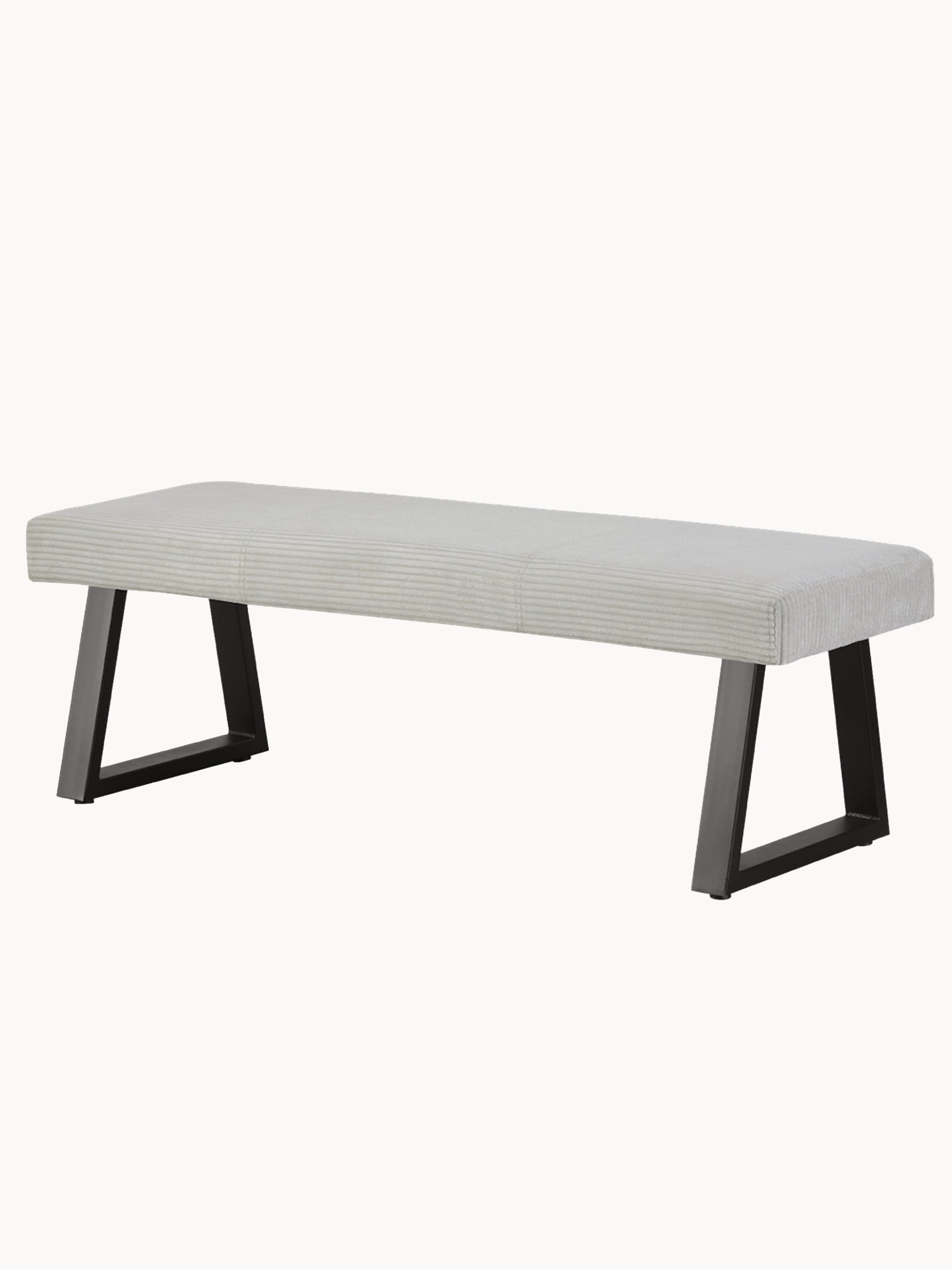 Sitzbank SIGFRID – Esszimmerbank mit Rückenlehne & Metallgestell