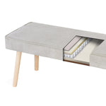 Sitzbank PAUL – Polsterbank mit Rückenlehne & Holzbeinen | B&D home